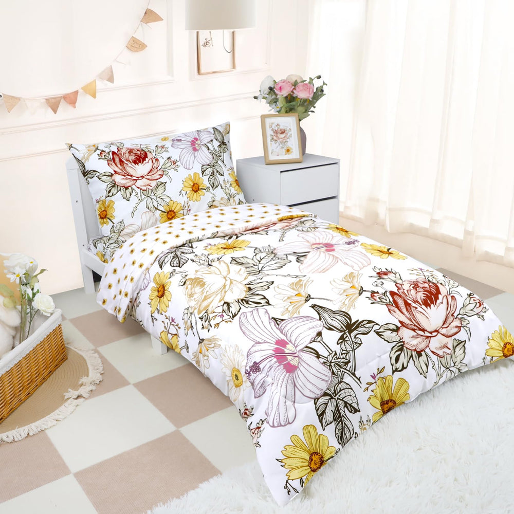 HNHUAMING pillowcase featuring daisy motif supports gentle skin touch and easy cleanup