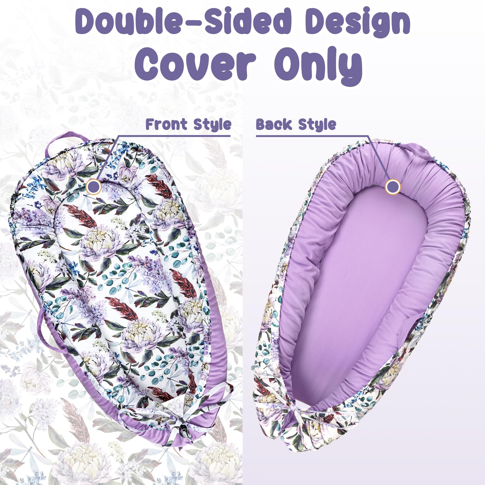 HNHUAMING baby lounger cover fits most nest loungers