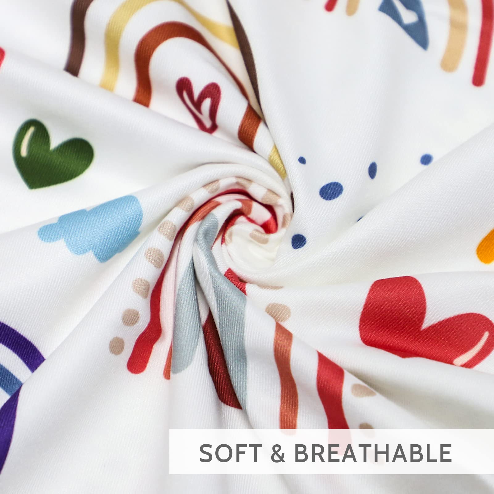 HNHUAMING Baby shower gift rainbow cover offers practical, stylish option