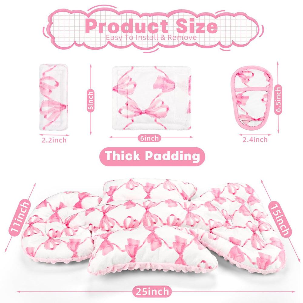 HNHUAMING buckle protector cushions the tummy area for gentle travel comfort.
