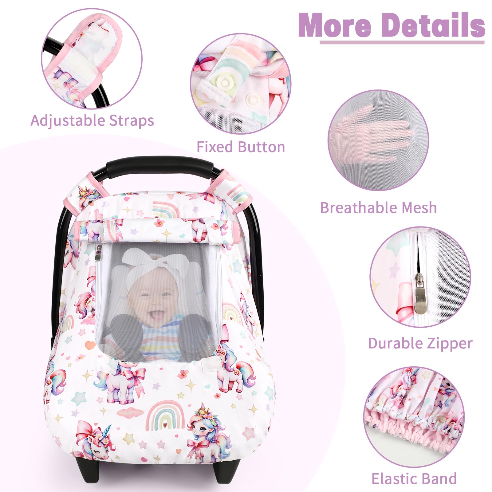 HNHUAMING adjustable straps ensure easy installation and secure fit.