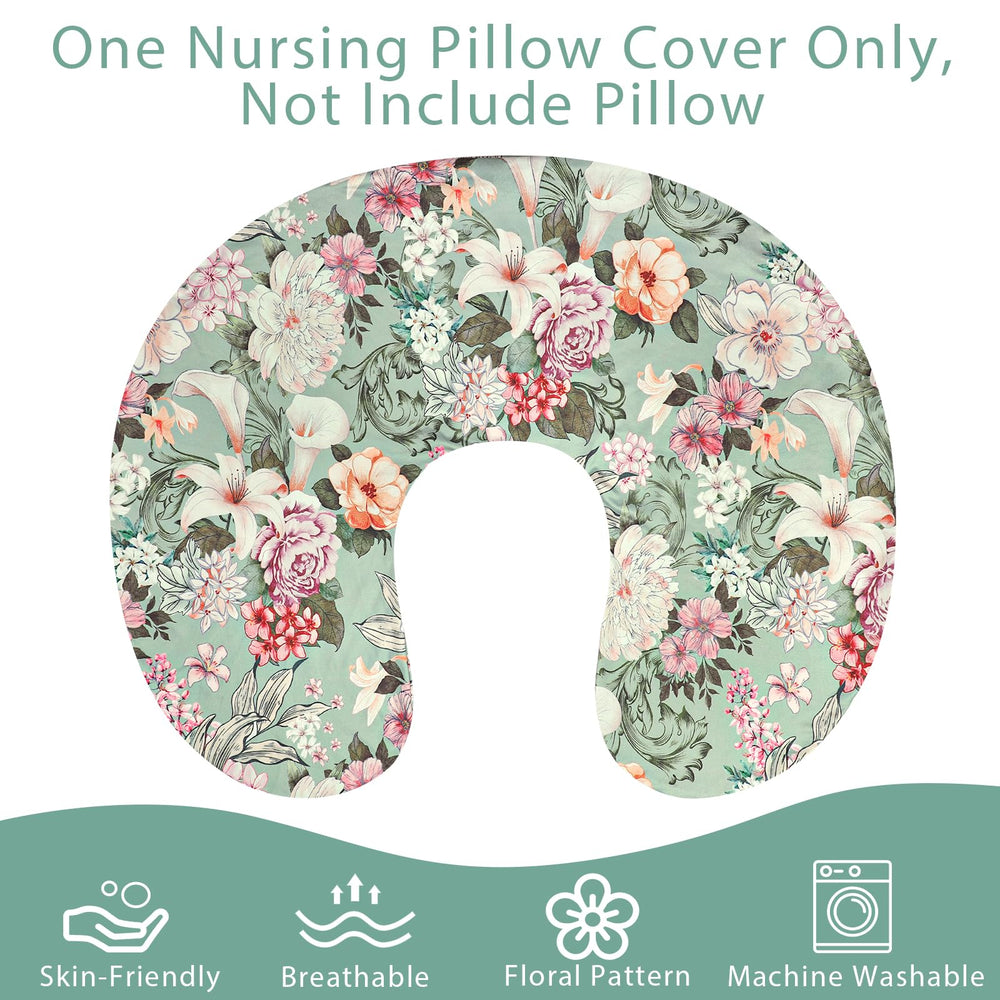 HNHUAMING floral green boho pattern highlights nursery-friendly style.