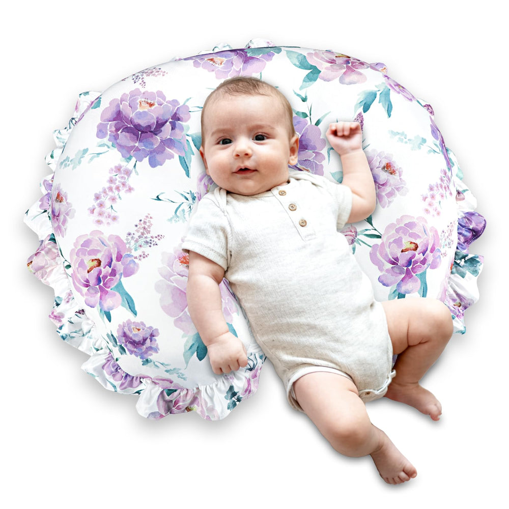 HNHUAMING nursing pillow cover lace detail adds elegant flair to nursery care