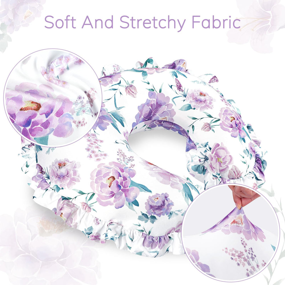 HNHUAMING nursing pillow cover universal fit demonstrates versatile use with most pillows