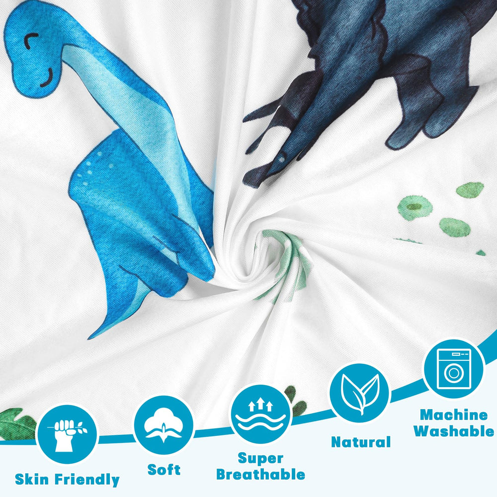 HNHUAMING ultra-soft microfiber crib sheet cares for sensitive baby skin.