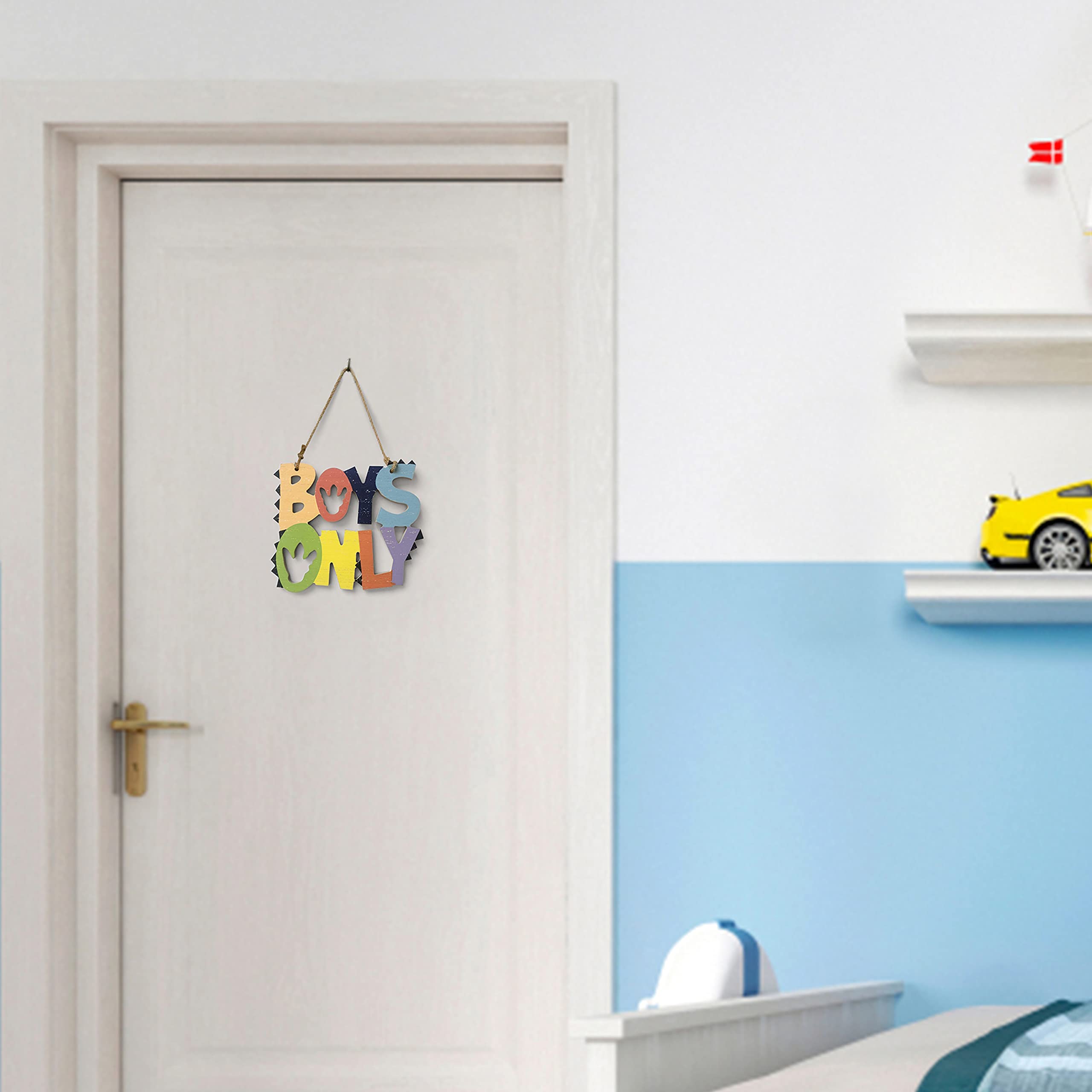 HnJOY MDF wood wall sign with durable finish for long-lasting decor.