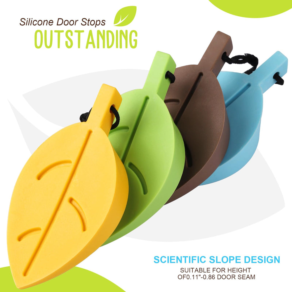 HNYYZL leaf door stopper blue provides non-slip protection in busy spaces