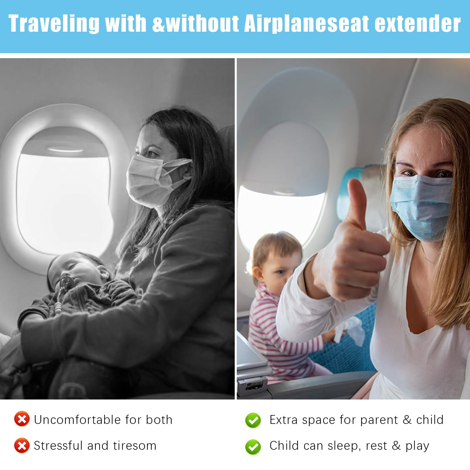HO-KLOSS 60-lb capacity supports toddlers safely during travel.