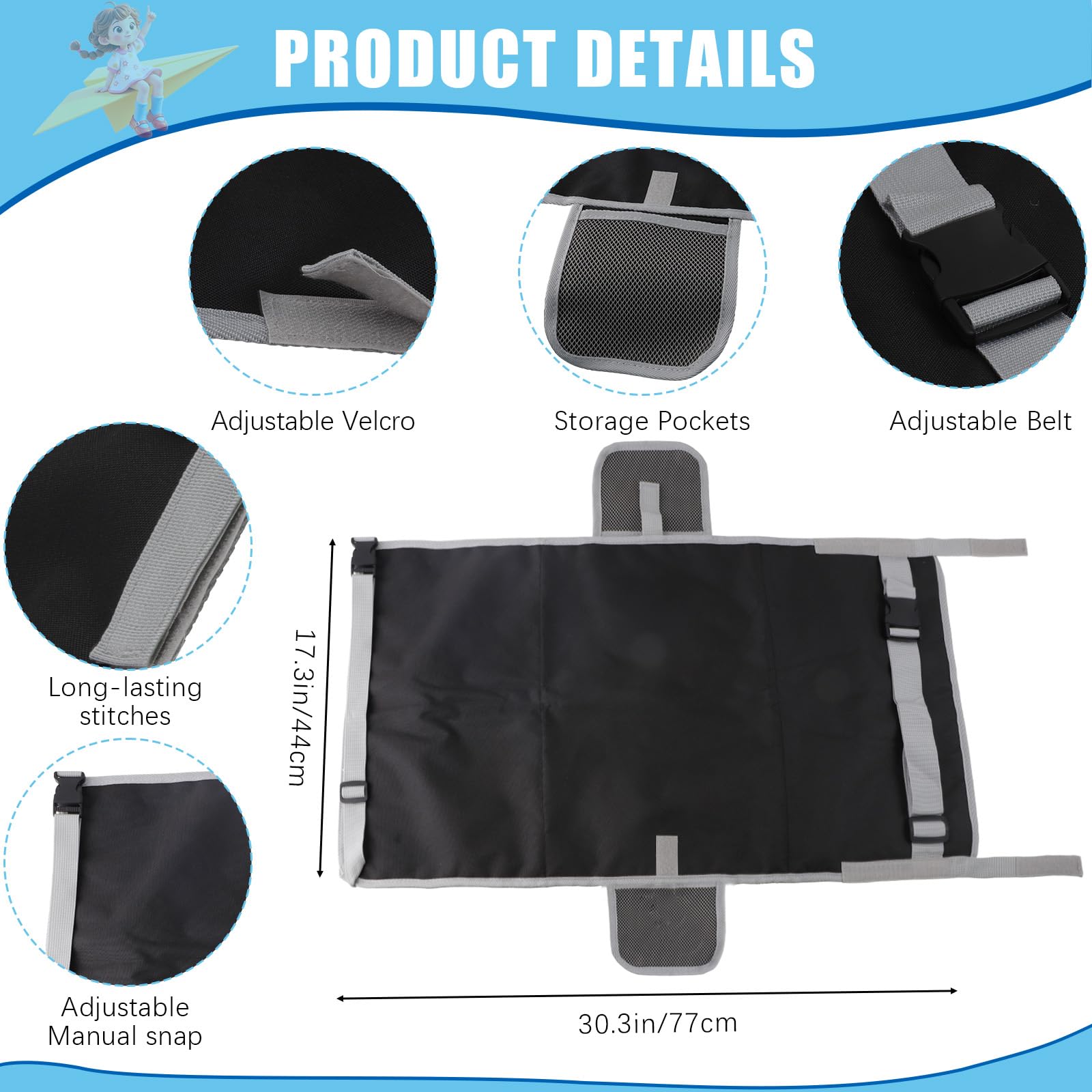 HO-KLOSS Easy-Install design detaches and attaches quickly for hassle-free setup.