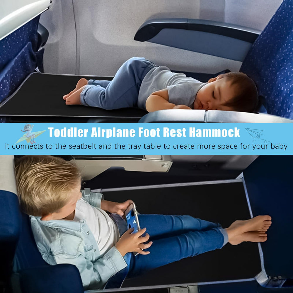 HO-KLOSS Kids Airplane Seat Extender Side Pocket keeps essentials within reach.
