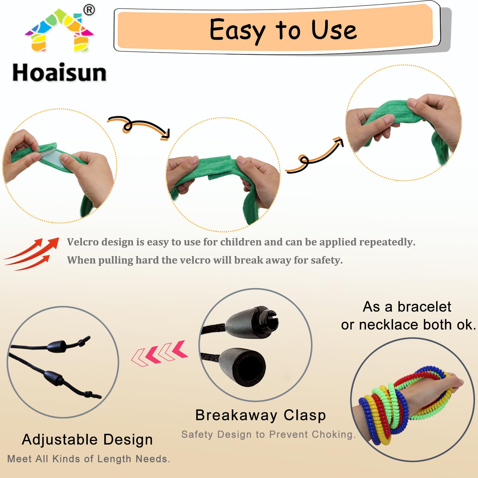 Hoaisun adult-friendly design showcases subtle wear during daily routines.