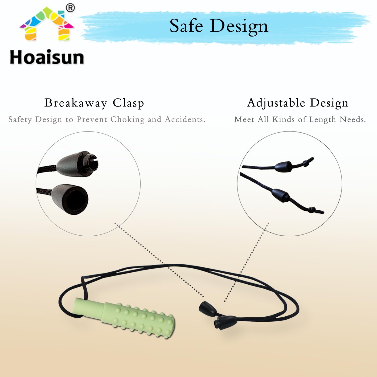 Hoaisun chew necklace suitable for kids and adults