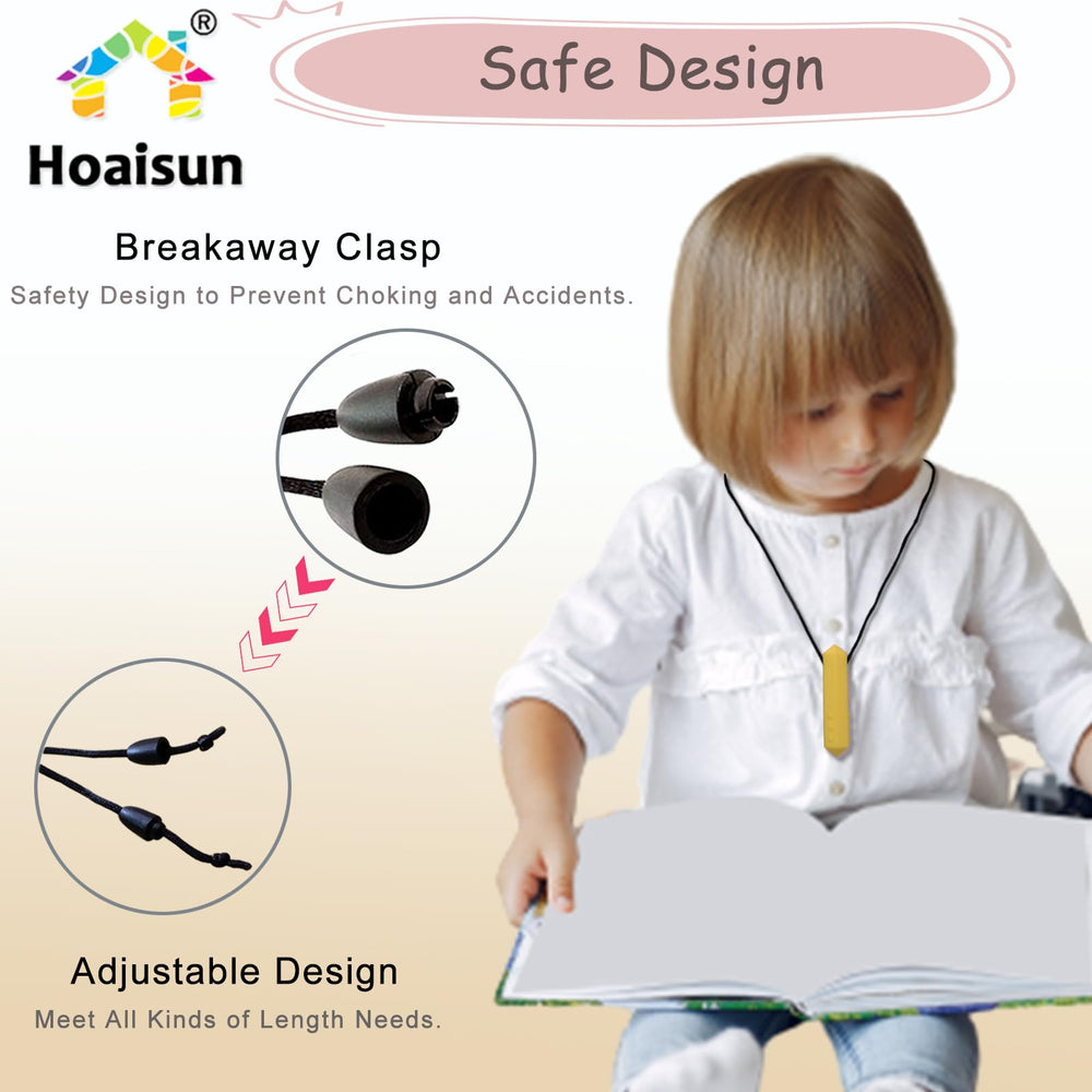 Hoaisun chew necklaces breakaway clasp offers safer active play