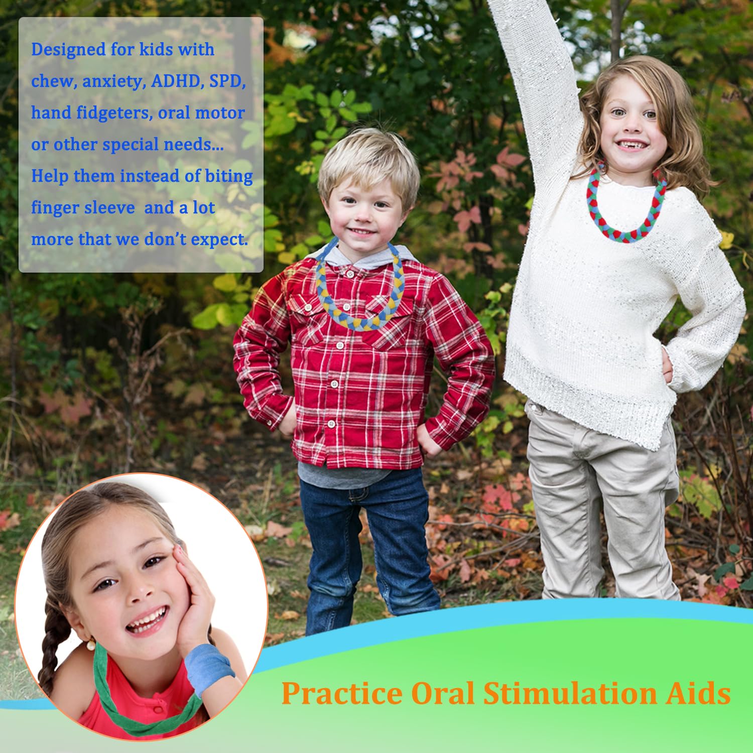 Hoaisun kid-friendly chew wear for school, travel, and home routines.