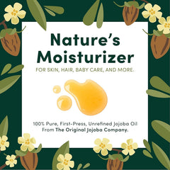 HobaCare Jojoba Baby Oil for hair care and curling shine