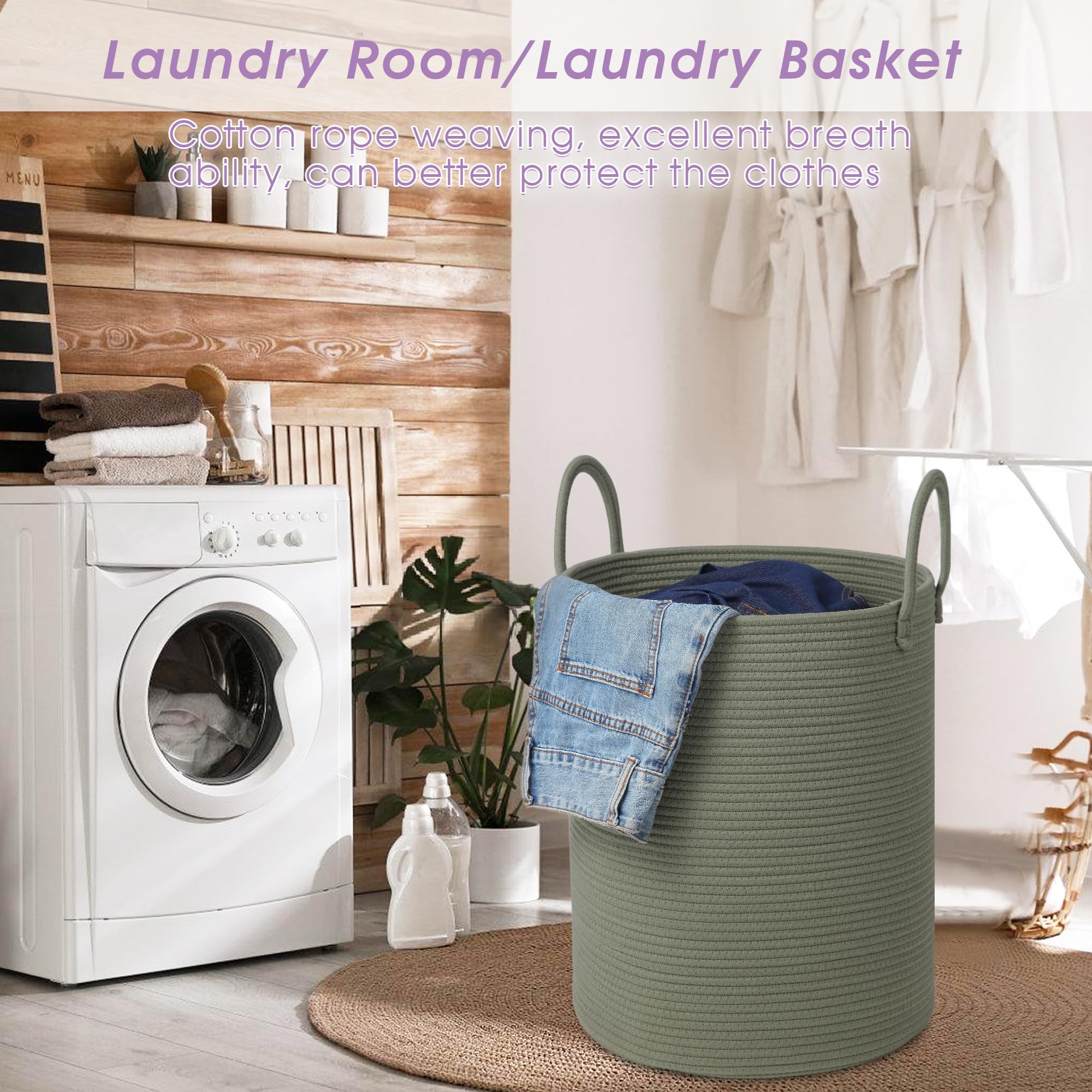 HOBASKET nursery blanket storage showcases cozy organization for baby essentials