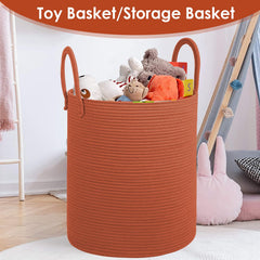 HOBASKET portable lightweight laundry bin with dual handles for easy transport