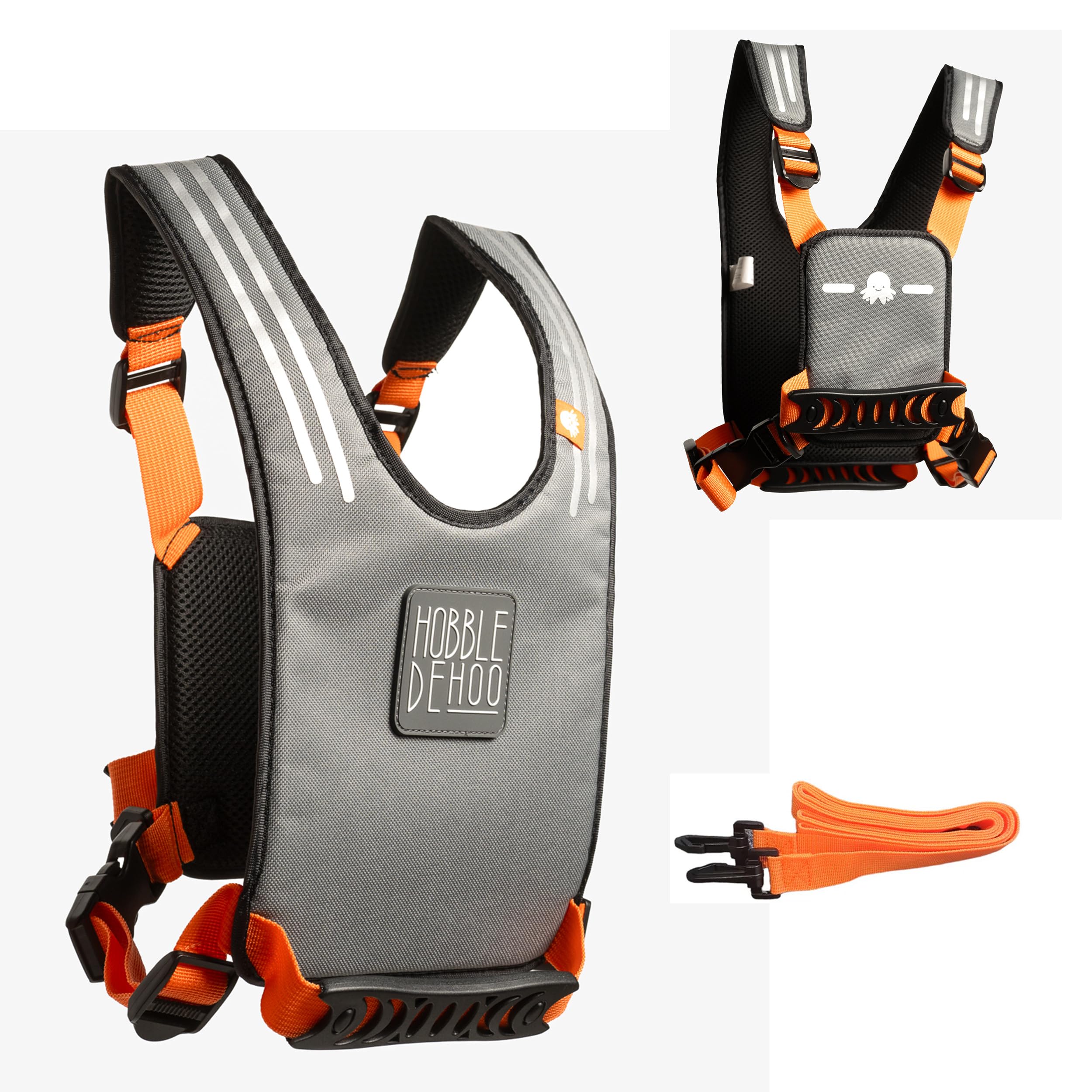 Hobble De Hoo Active XL harness front view with padded panels for comfortable, extended wear.