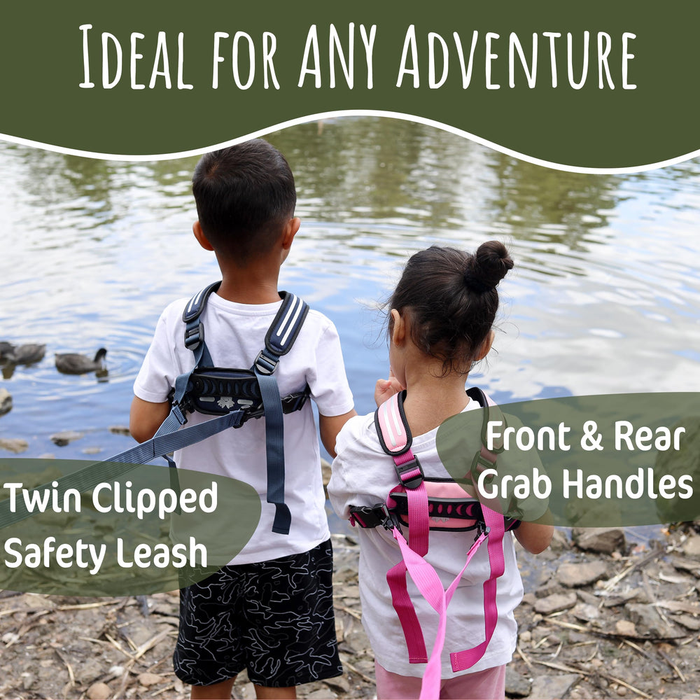 Hobble De Hoo harness green detachable safety lead offers flexible control options.