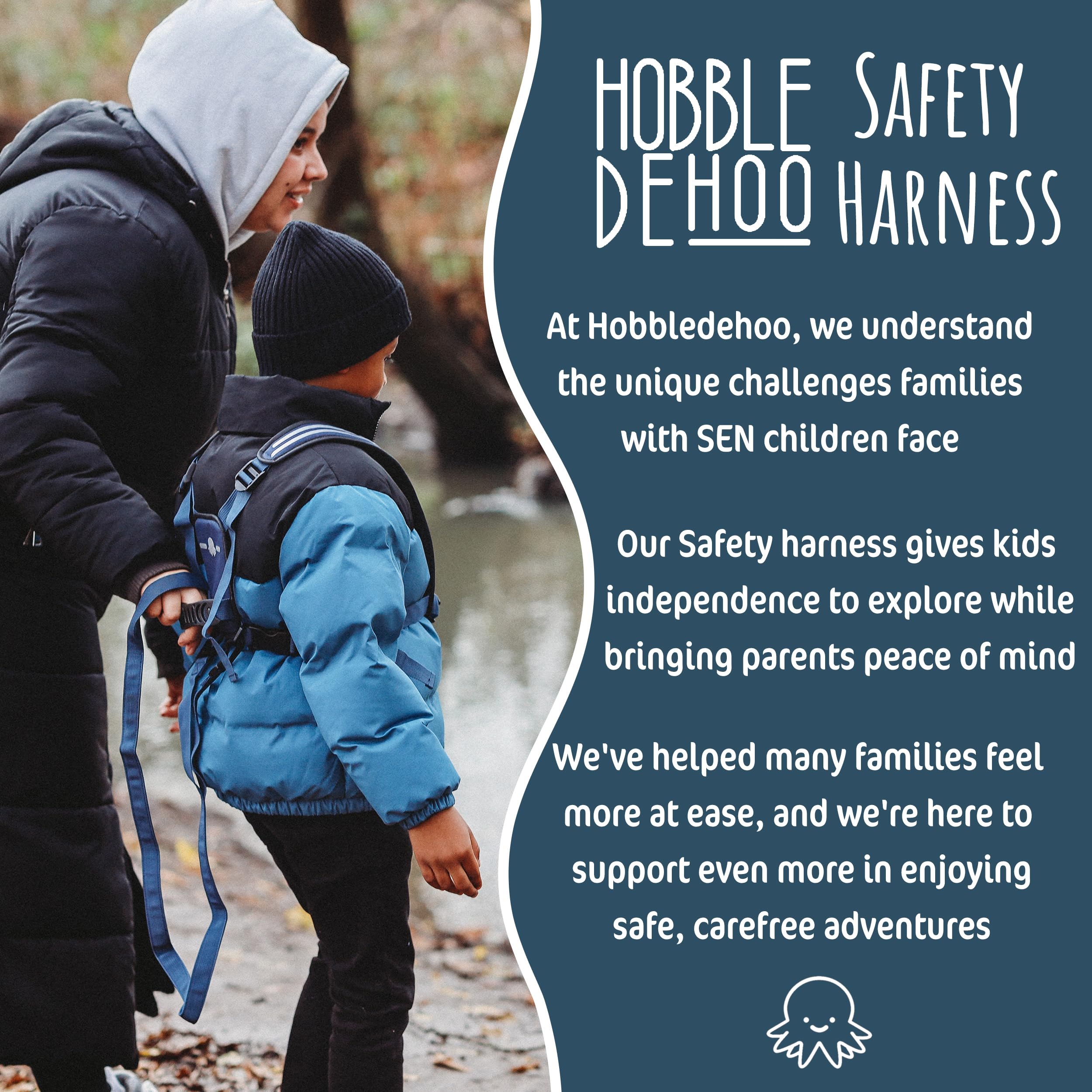 Hobble De Hoo Active XL quick-release buckle for easy on and off.