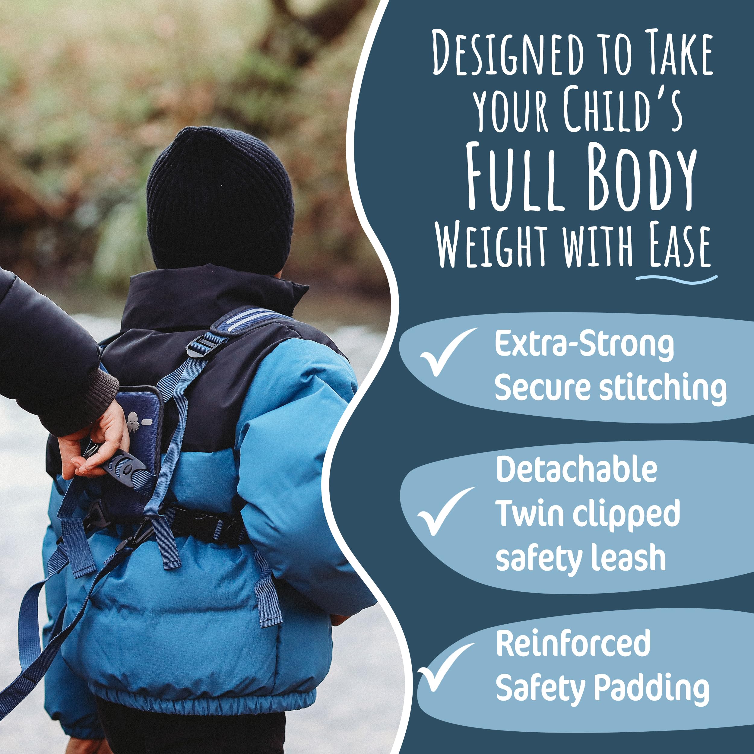 Hobble De Hoo Active XL side view with adjustable straps offers a customizable, comfortable fit.