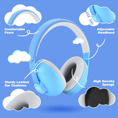 Hocazor HZ002 blue ear protection used during fireworks to reduce noise