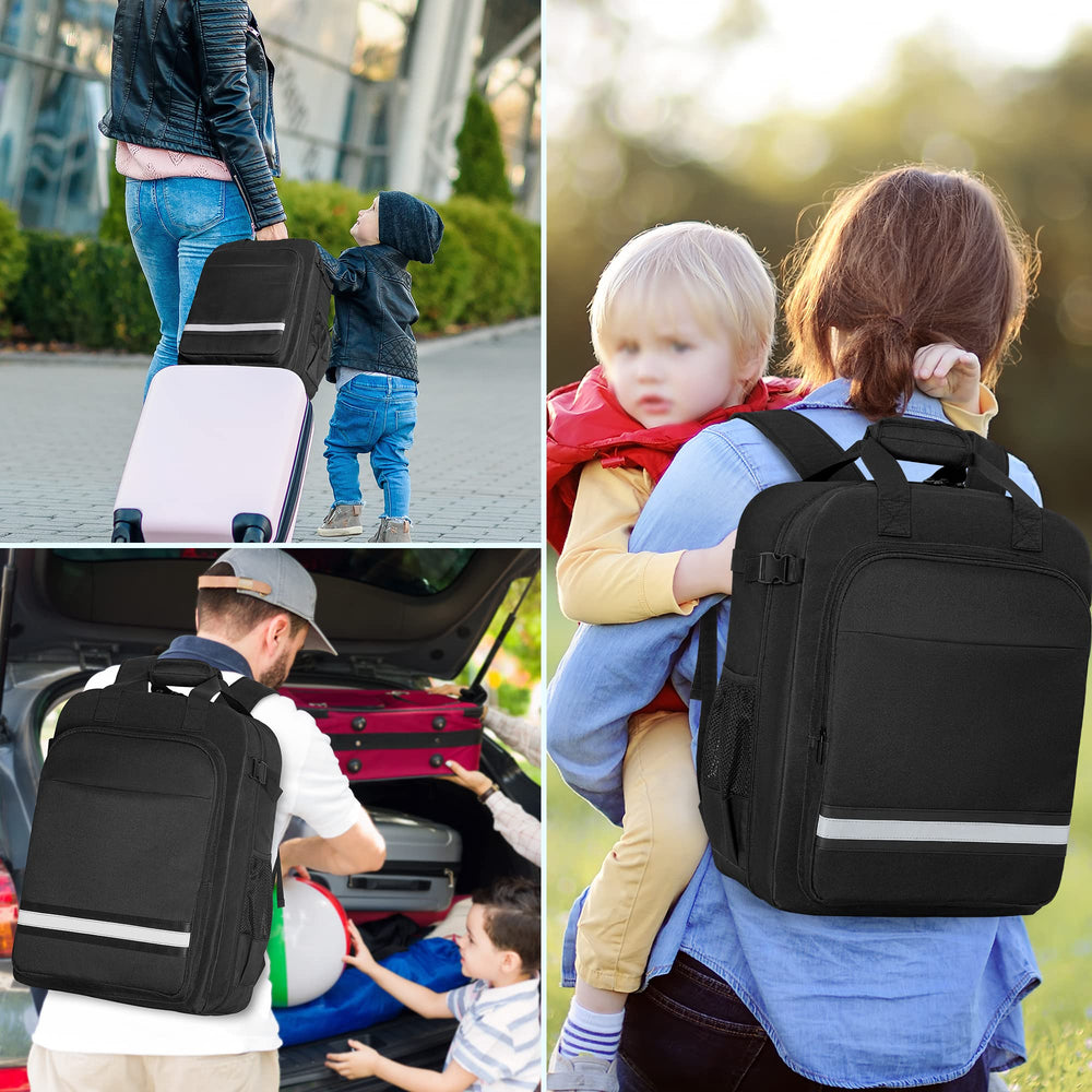 HODRANT Stroller Travel Bag fully opening main compartment simplifies packing and organization.