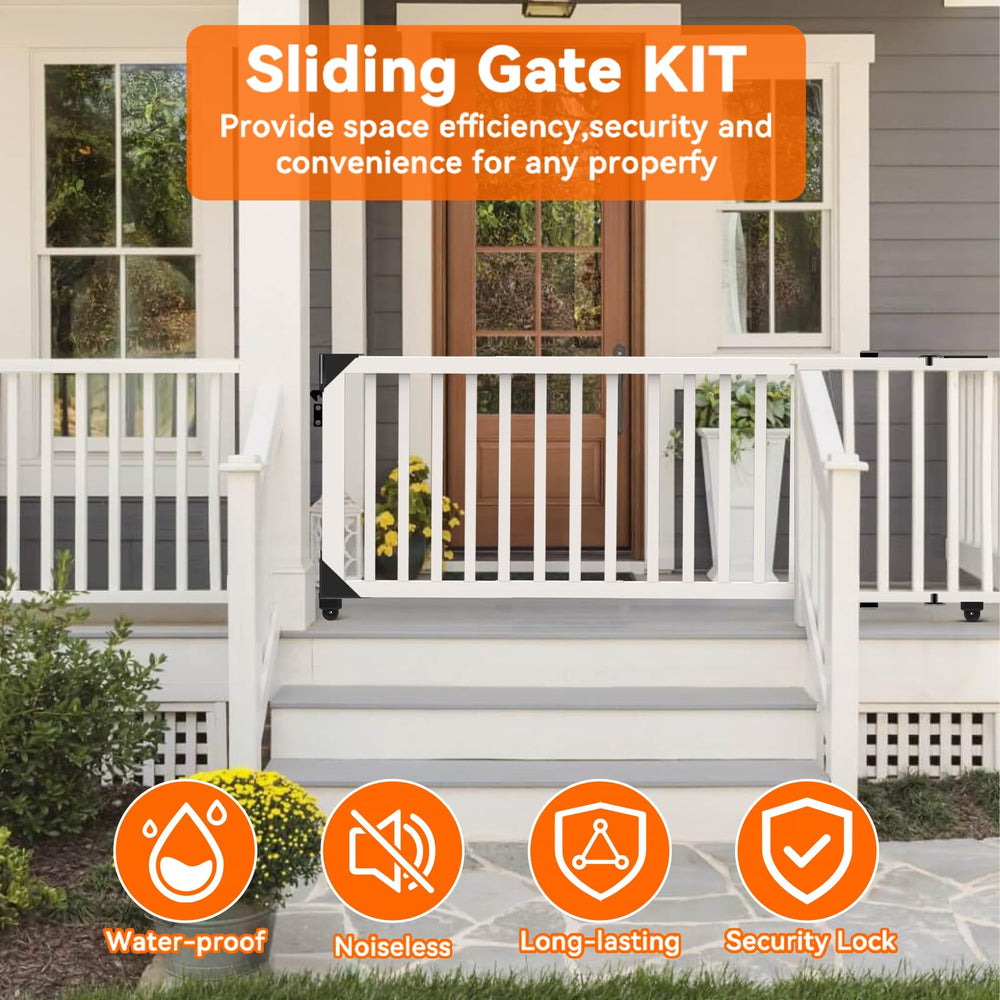 Hoeine sliding gate kit diy installation guide enables fast setup