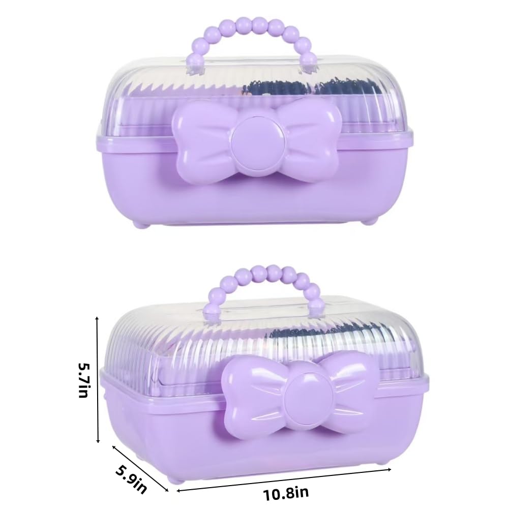 Hoemastot hair accessory organizer close-up shows easy access and daily-use organization