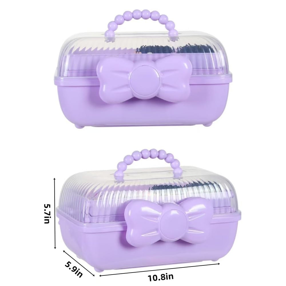 Hoemastot hair accessory organizer close-up shows easy access and daily-use organization