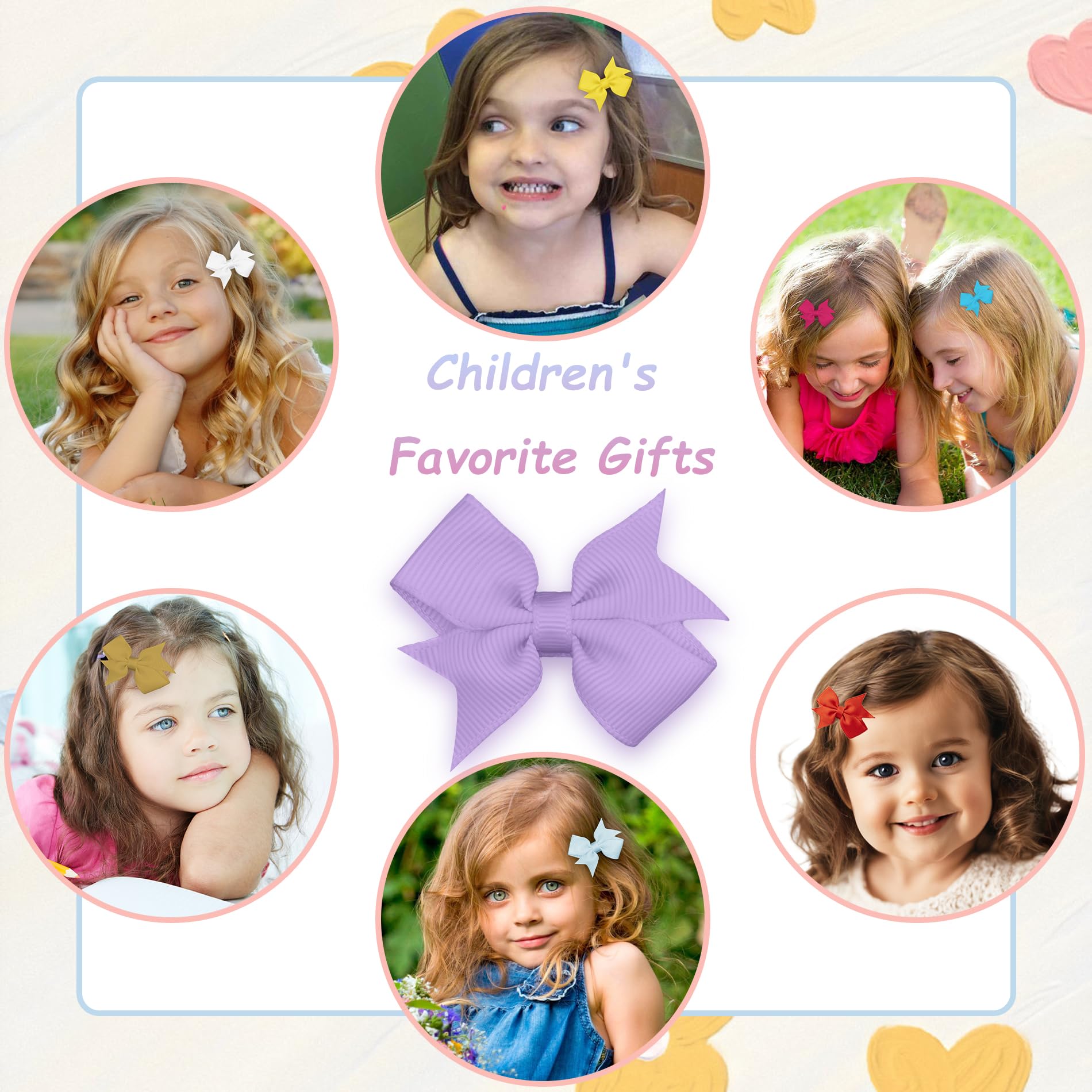 Hoewina baby girl clip worn for comfortable, lightweight styling.