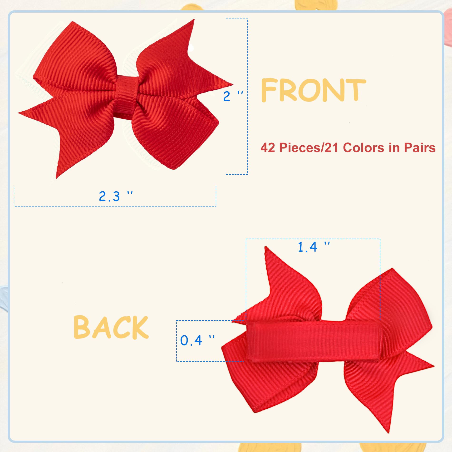 Hoewina fully-lined alligator clip closeup shows durable build and gentle scalp comfort.