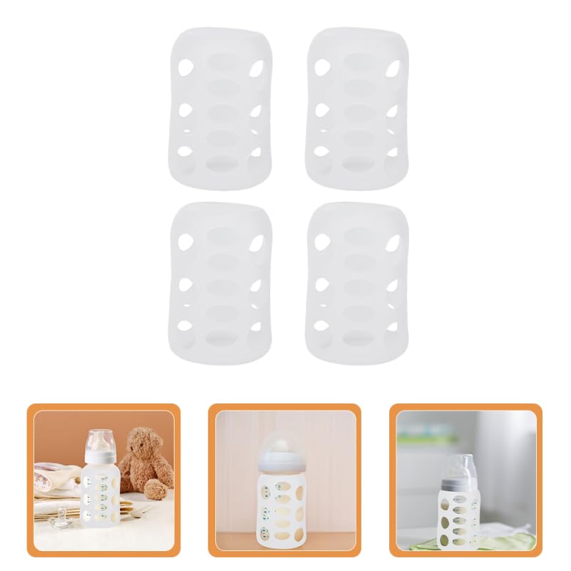 Hohopeti feeding bottle sleeve silicone enhances grip during feeding