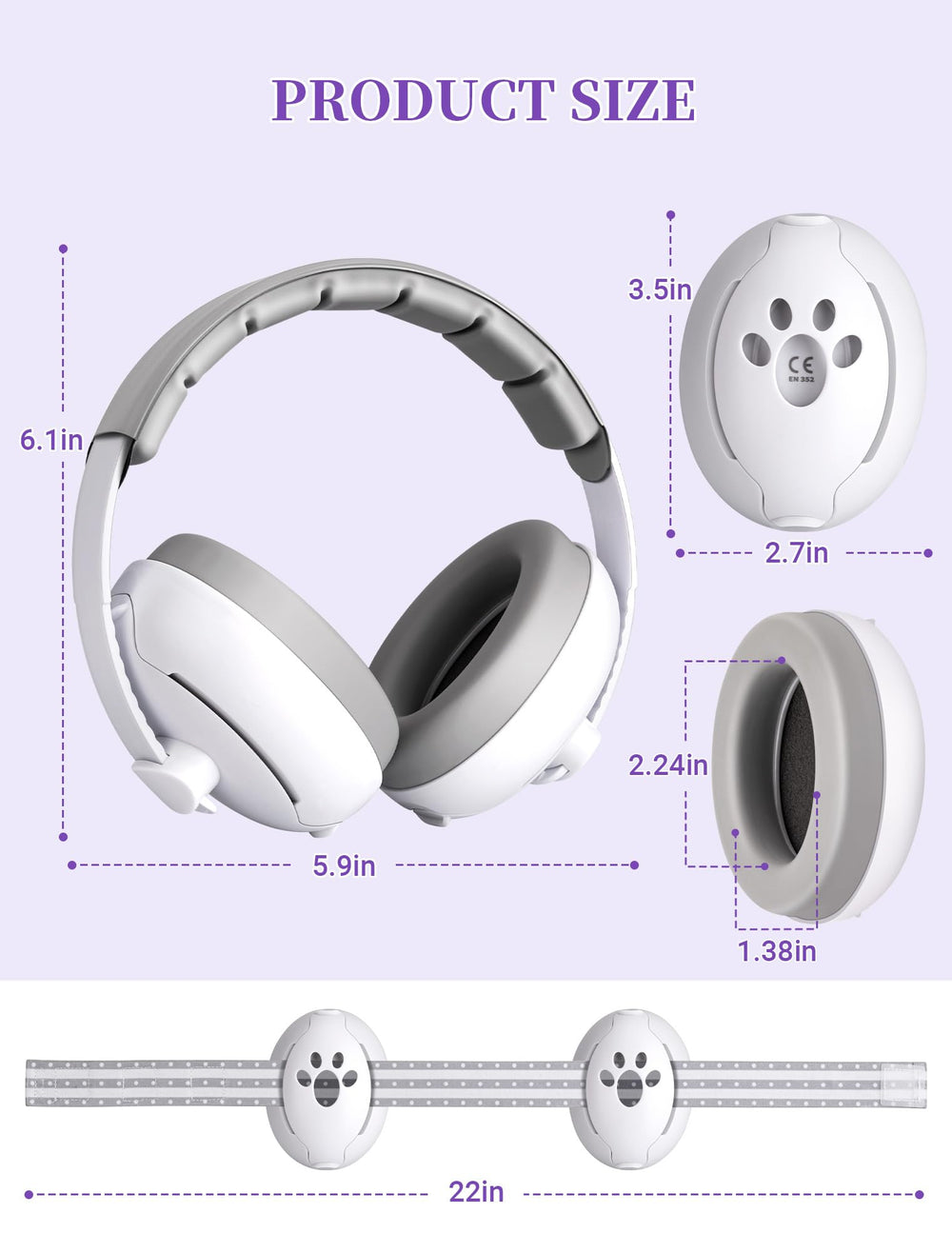 HOIGRBOM fontanel pressure-free design prevents pressure on soft spots
