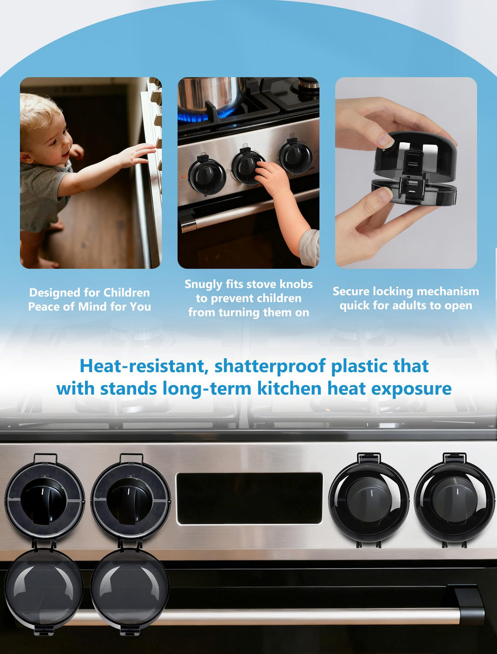 HOIGRBOM covers offer child and pet safety without drilling or adhesives.