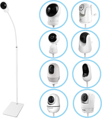 HOLACA floor stand 35-inch compatibility enables secure mounting of many baby monitors