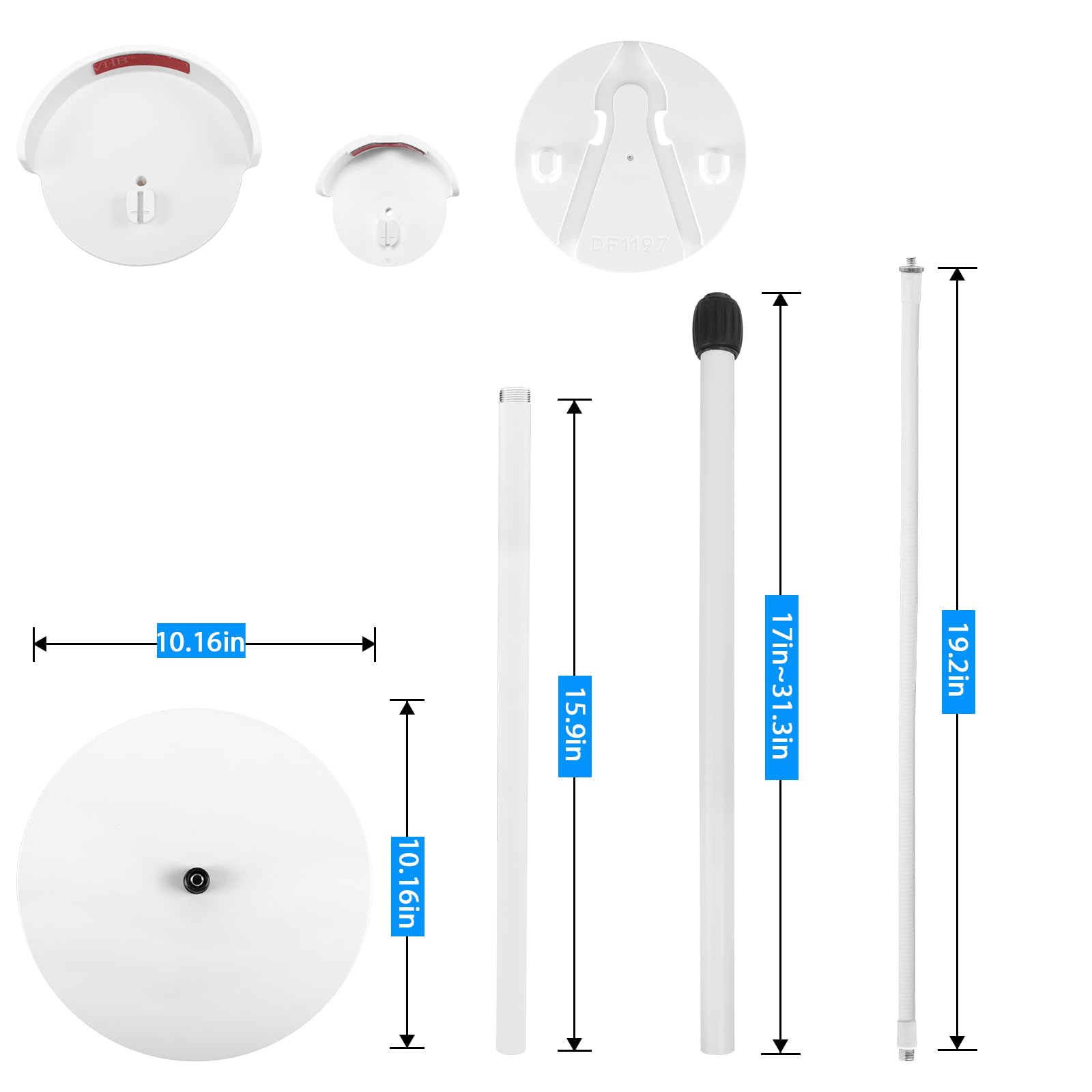 HOLACA easy installation requires no tools for quick setup