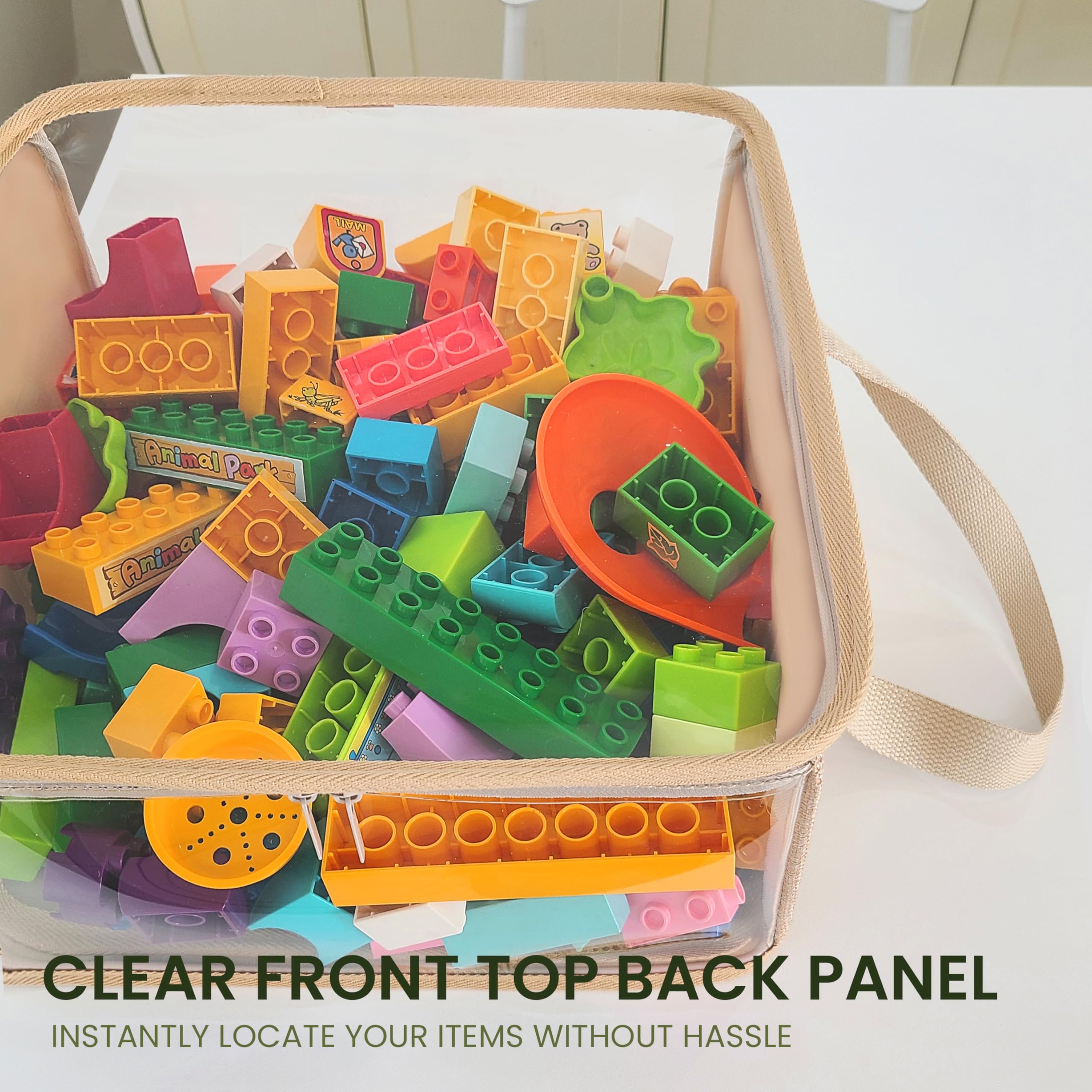 Holay 2-pack storage bins on a shelf showcasing versatile organization