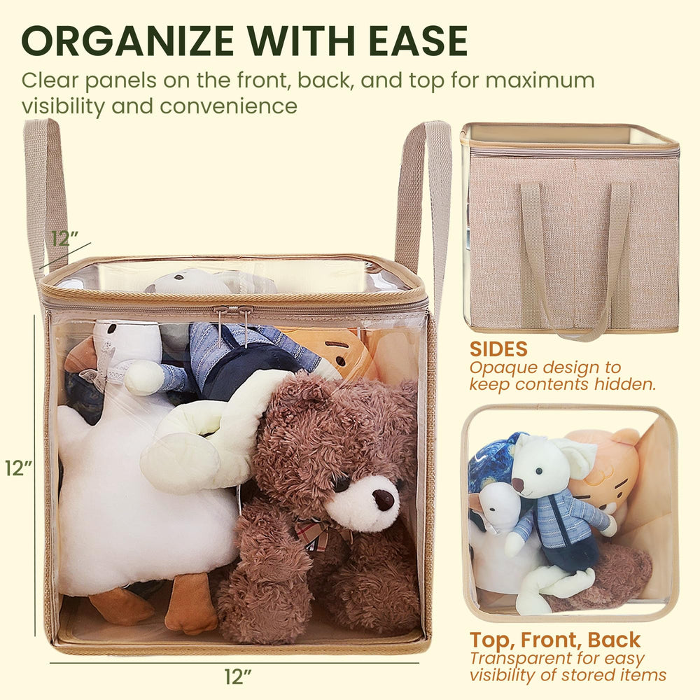 Holay dust-proof lid keeps items clean while storing seasonal gear.