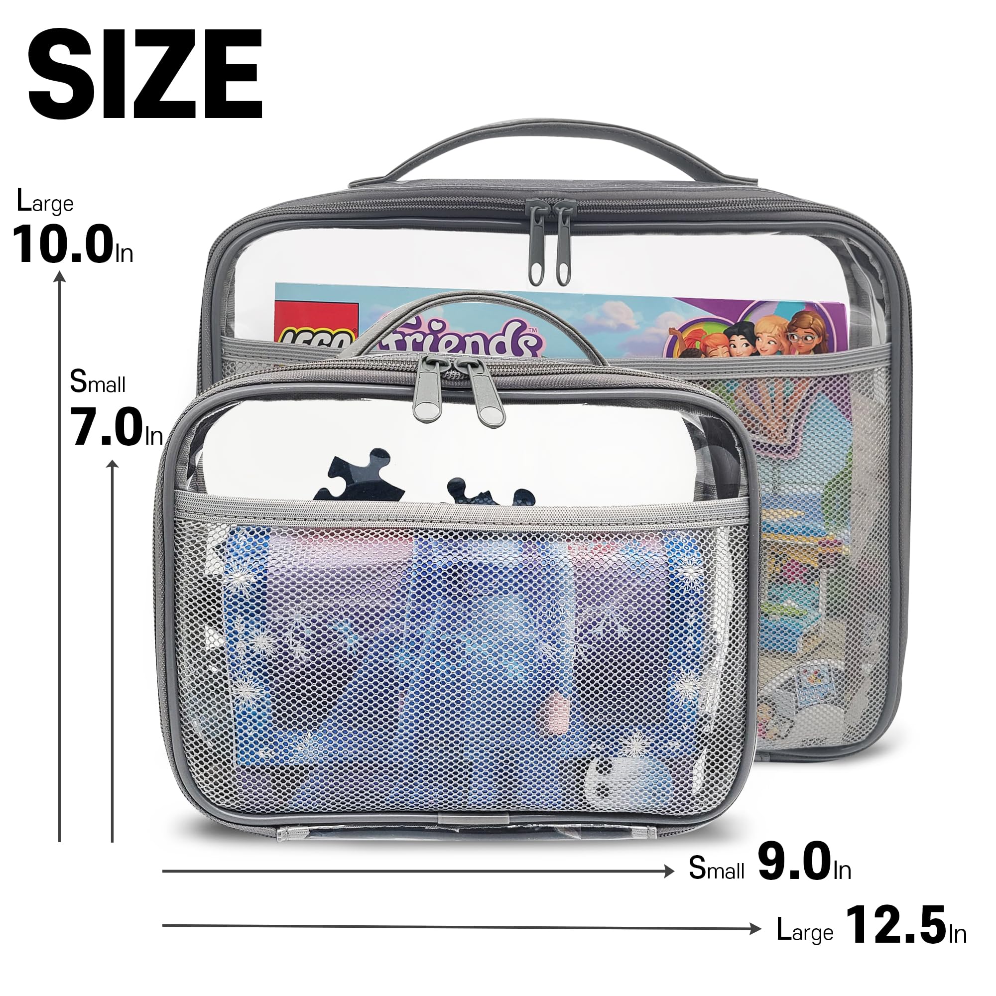 Holay name-tag PVC pocket - easy labeling of contents.