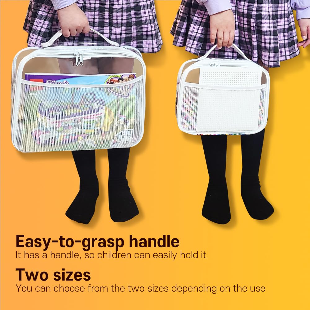 Holay portable durable PVC organizer with handle for easy carrying between rooms.