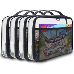 Holay PVC zippered blocks case open shows organized toy storage for quick access