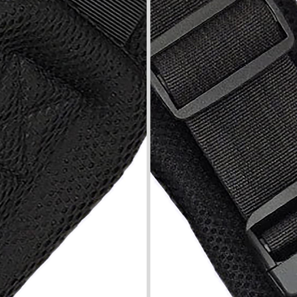 Holiberty harness in use on bike illustrates secure support for parent and child.