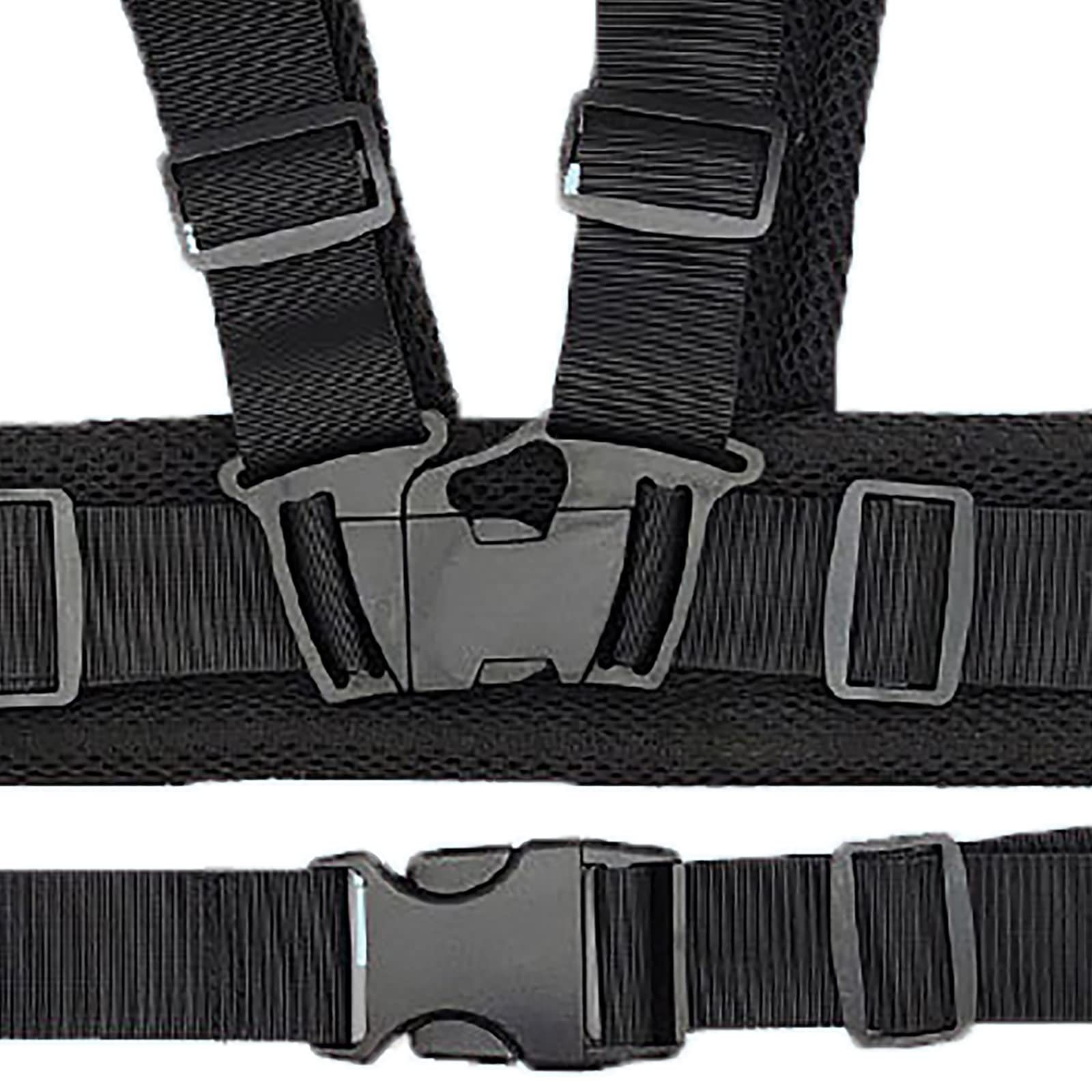 Holiberty harness quick-release buckle enables easy on and off during busy days.