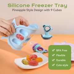 Holinduk feeder with interchangeable pouches for easy filling
