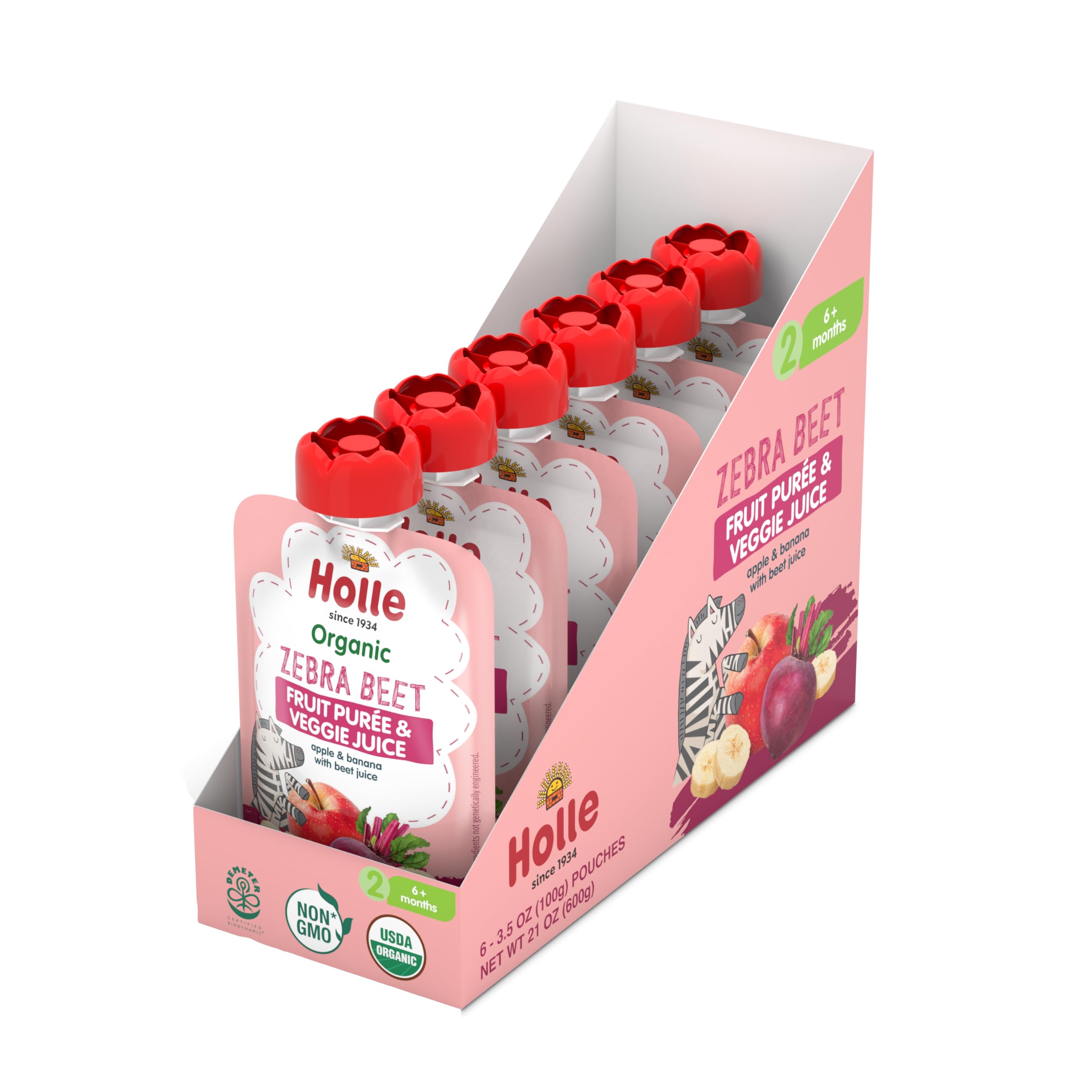 Holle Baby snack pouch ready for healthy snacking on the move