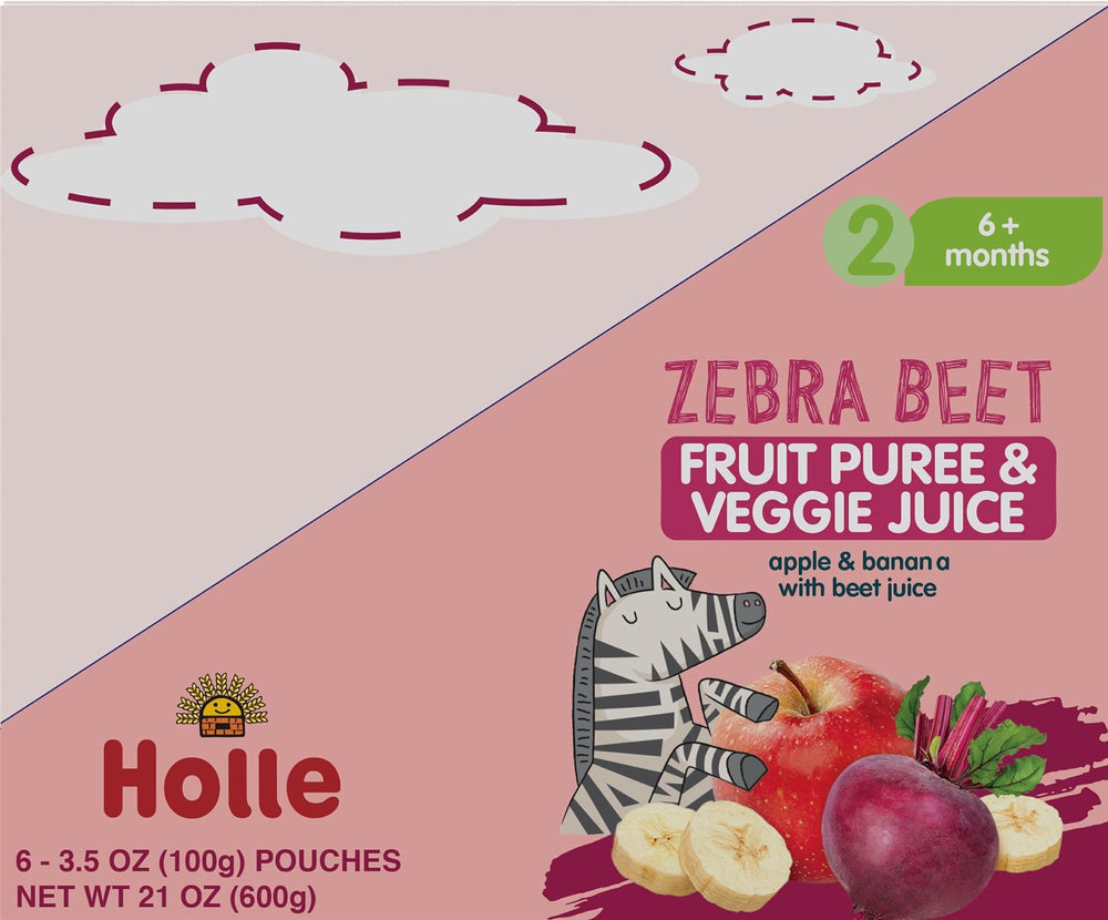 Holle on-the-go snack pouch suits travel days and busy routines