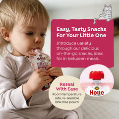 Holle Organic Baby Food pouch six pack for travel and meals