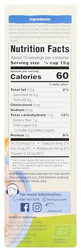 Holle organic four-grain cereal baby bowl ready to serve