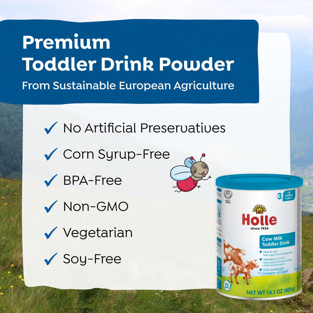 Holle Organic Toddler Milk Drink no artificial ingredients emphasizes a clean-label option